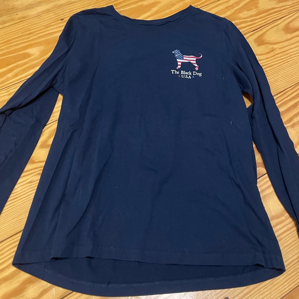 The Black Dog Longsleeve Shirt USA Womens Small